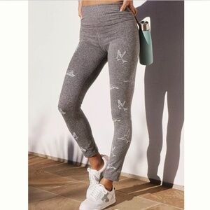 Daily Practice by Anthropologie Nightingale Leggings Bird grey S high waisted